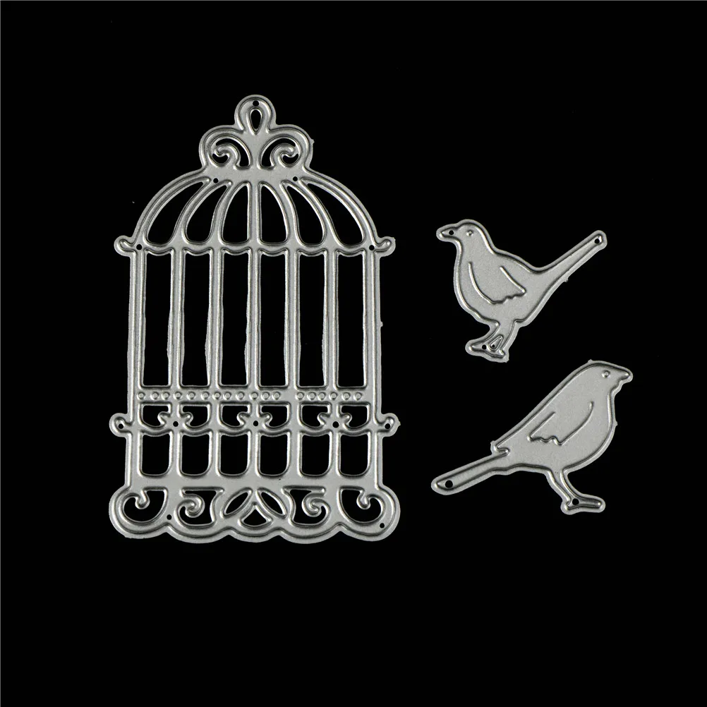 

Bird Cage Metal Cutting Dies Stencil DIY Scrapbooking DIY Paper Card Photo Album Making Supplies Embossing Metal Craft Dies