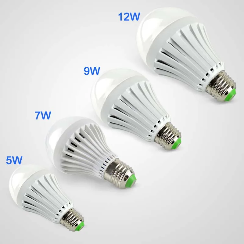 3x LED Smart Bulb E27 5W 220V Light Emergency Lighting Lamp Flashlight GA