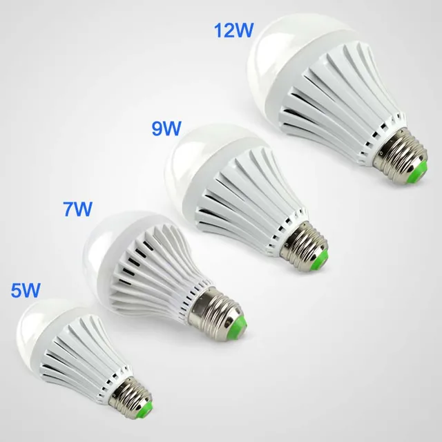 New 3w 5w 7w 9w 12w Led Emergency Light Rechargeable Bulb Lamp New 3w 5w 7w 9w 12w Led Emergency Light Rechargeable Bulb Lamp E27 For Home Flashlight 2835smd Illas Fcc Ce Rohs