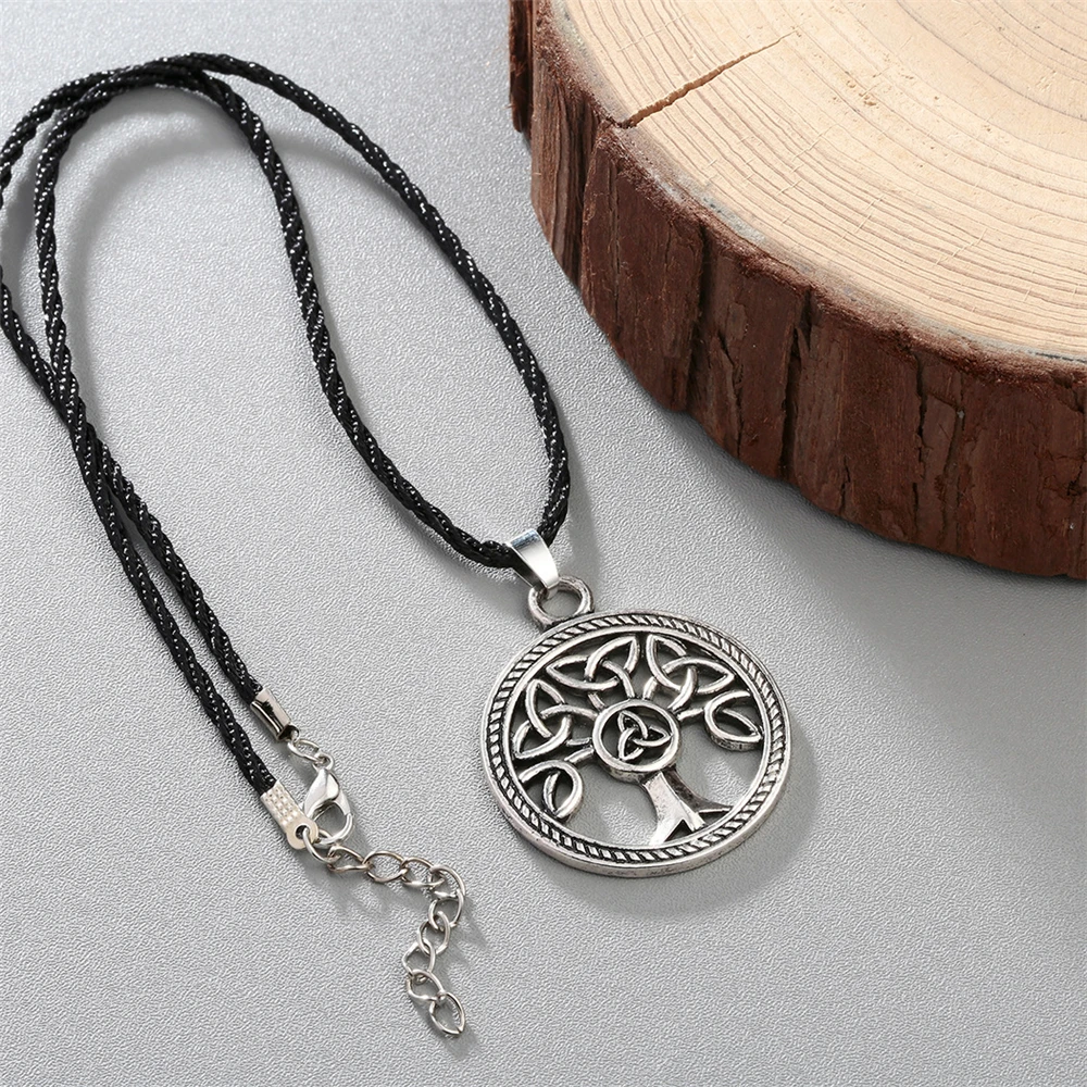 Viking ювелирных изделий Trinity кельты узел Древо жизни круглый талисман кулон
