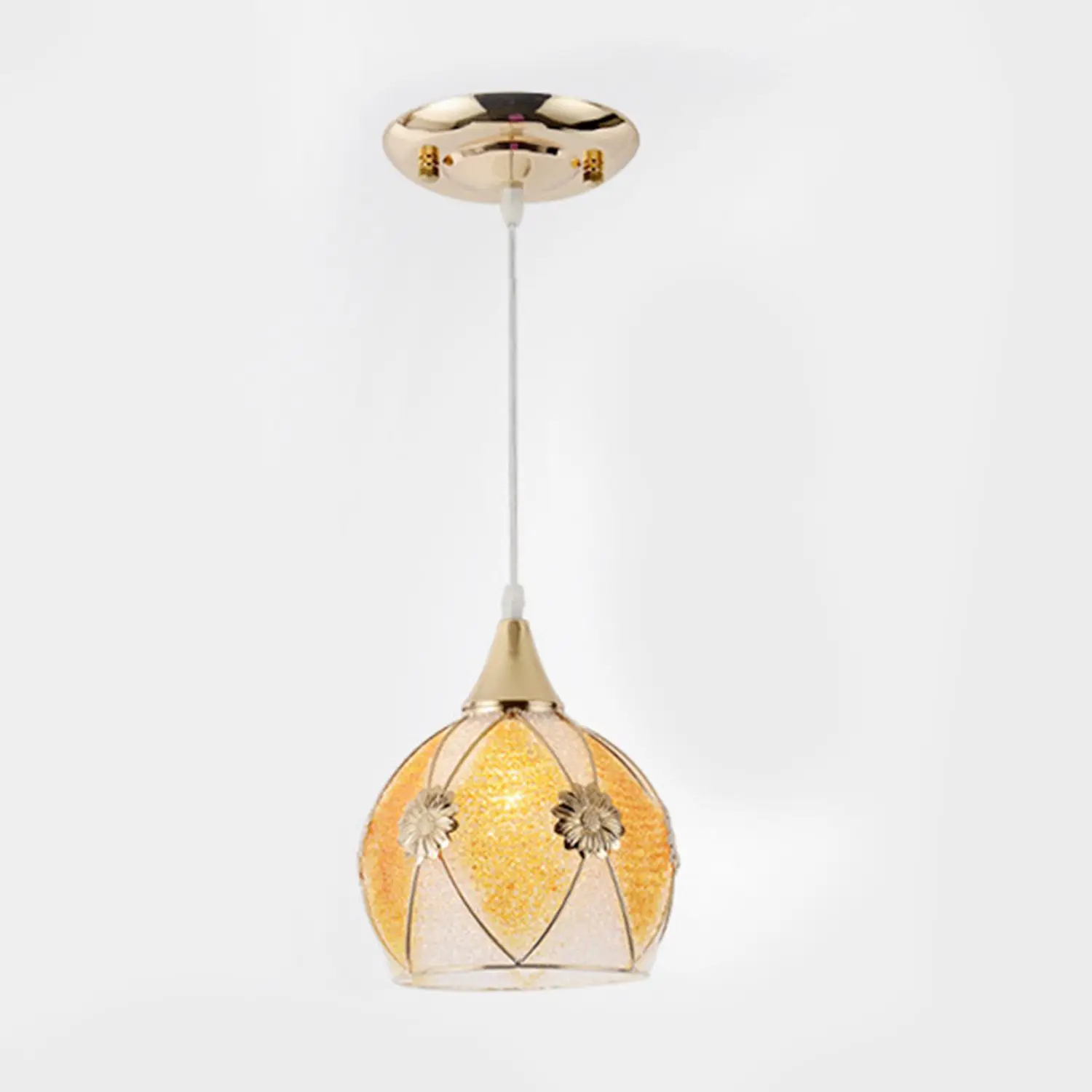 

Simple Modern Iron Chandelier Single-head E27 Lamps Crystal lustre Chandelier Lighting For Restaurant Aisle Bar