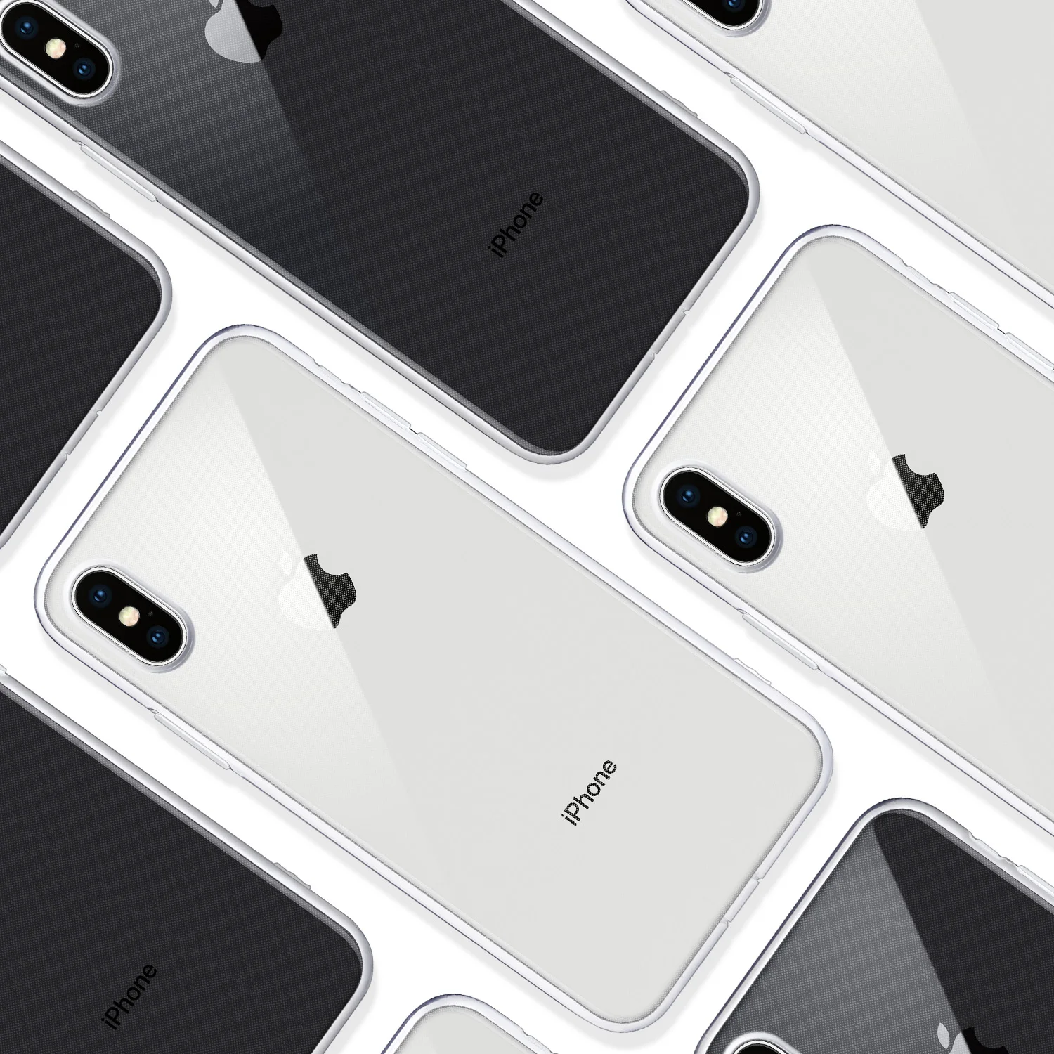 Для iPhone X Case, WEFOR тонкий прозрачный мягкий ТПУ крышка Поддержка беспроводной зарядки для Apple 5,8 "iPhone X/iPhone 10 (2017 выпуска)