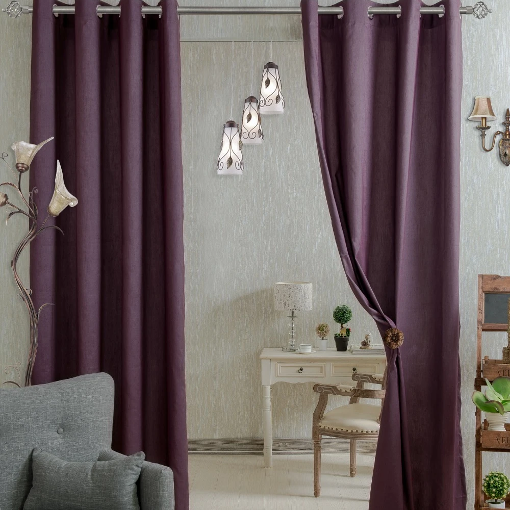 Wintergarten Vorhange Einfarbig Jalousien Nachahmung Leinen Verdunkelungsstoff Moderne Wohnzimmer Vorhange Room Curtains Modern Living Room Curtainsliving Room Curtains Aliexpress