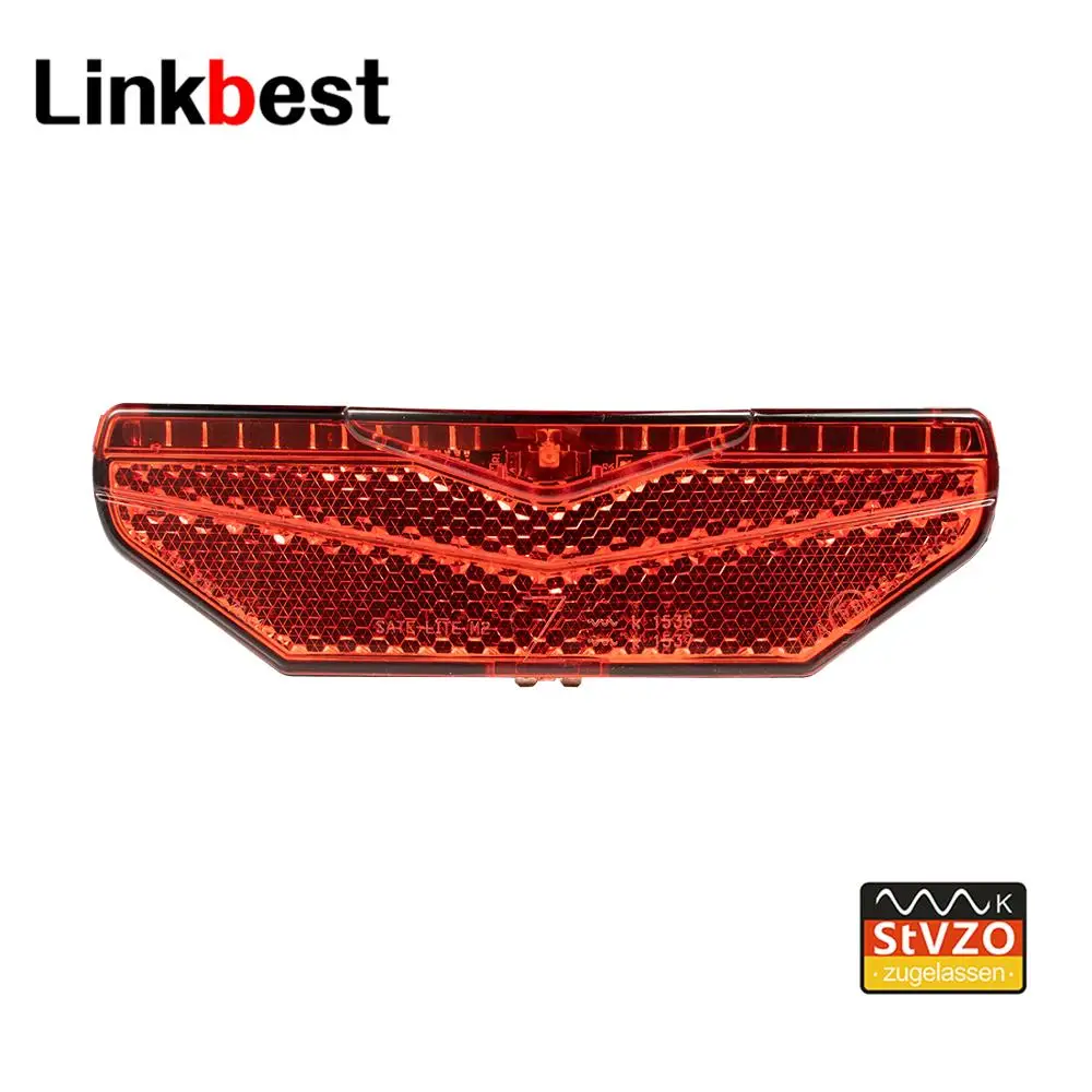 Sale Linkbest Taillight LED Bicycle light StVZO Approved, Waterproof IPX-5, 6V-48V for hub dynamo and e-bike 0