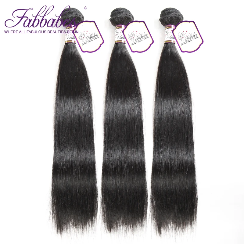 Fabbabes бразильский Волосы remy прямо 3bundles/много 100% человеческих Инструменты для завивки волос пучки волос Продукты Бесплатная доставка