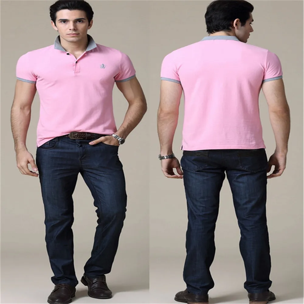 2015 New Fashion brand Short Sleeve Men 