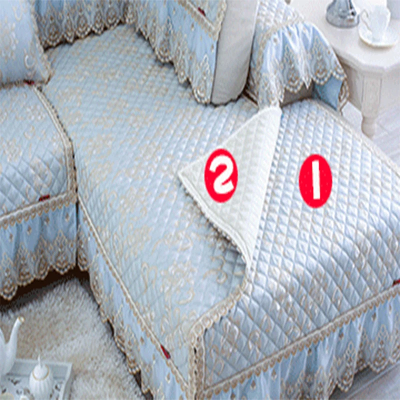 Чехлы для диванных подушек летние европейские высококачественные ткани четыре сезона простые современные толстые кожаные чехлы для диванов