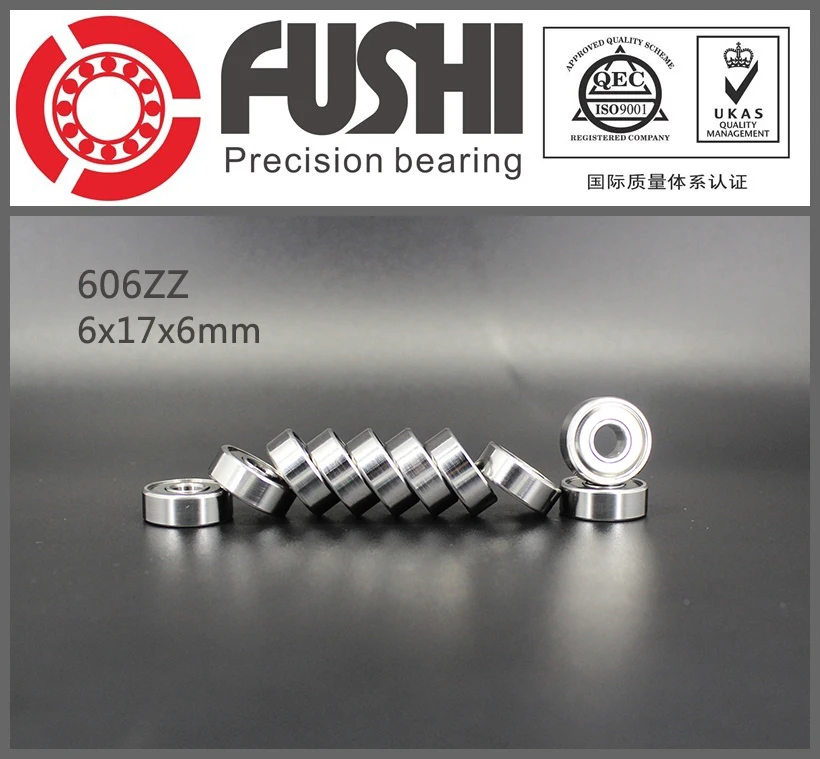 606ZZ Bearing ABEC-5 10PCS 6x17x6 mm Miniature 606Z Ball Bearings 606 ZZ EMQ Grade Z3 V3 606ZZ Bearing ABEC-5 10PCS 6x17x6 mm Miniature 606Z Ball Bearings 606 ZZ EMQ Grade Z3 V3