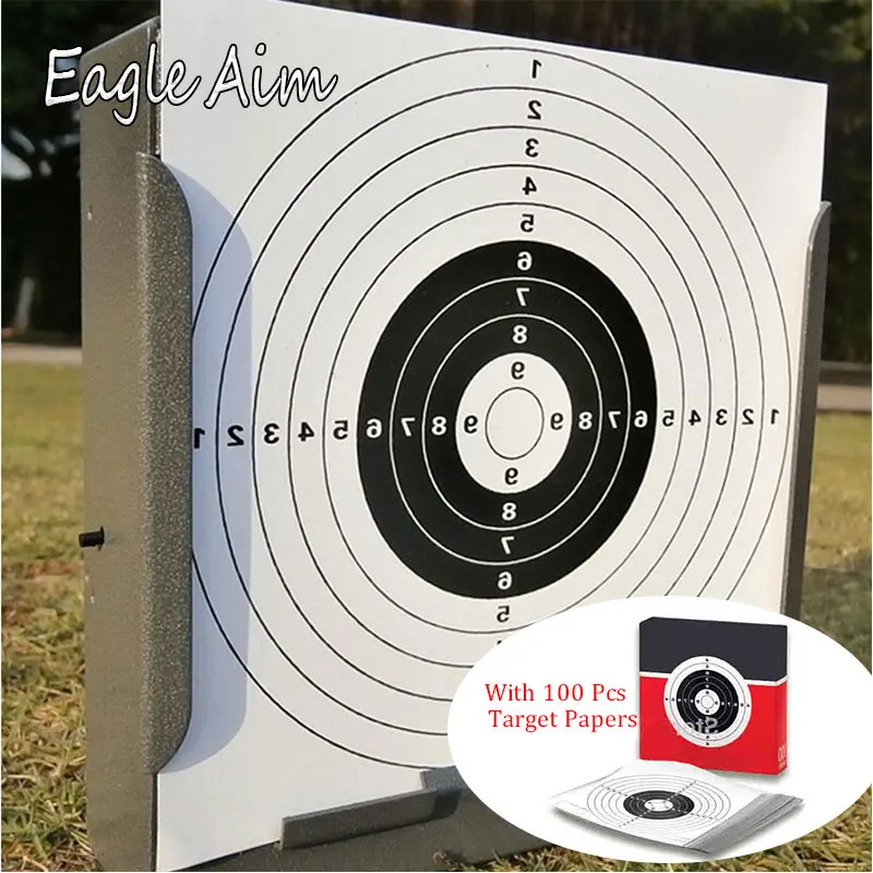 Tactical Hunting Airsoft 14X14X4cm Airgun Target & Square Pellet Trap W