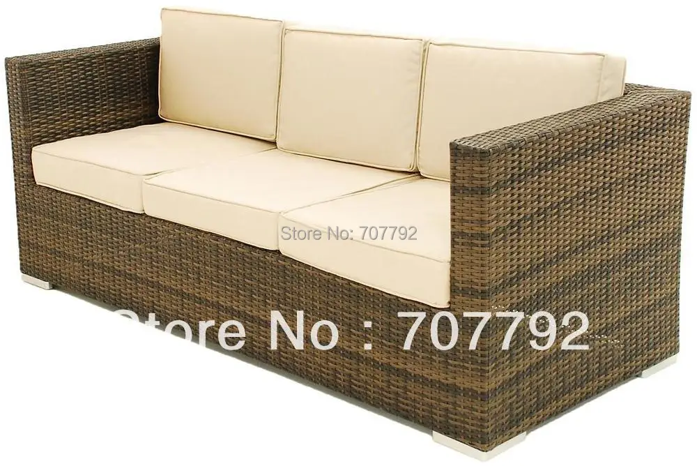 Набор 3 х местных диванов из ротанга Georgia 5 шт. коричневый или черный|rattan sofa sets|sofa