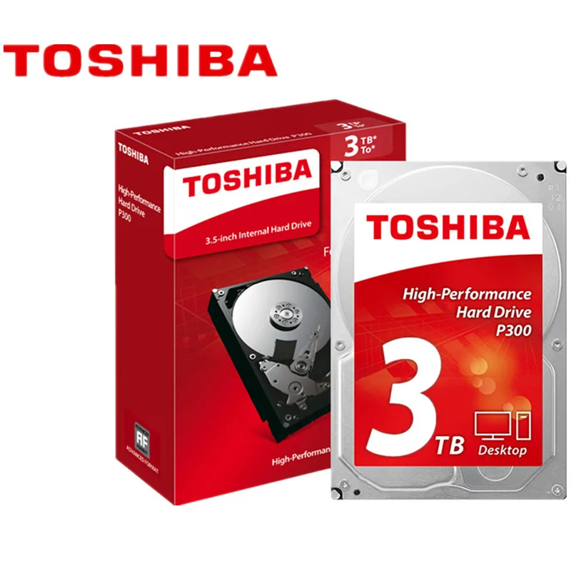 Внутренний жесткий диск Toshiba на 3 ТБ для настольного компьютера P300 5 дюйма 7200