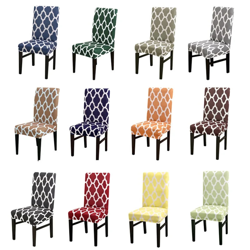 

New 2019 Seat Cover Dining Room Wedding Banquet Chair Cover Party Decor Stretch