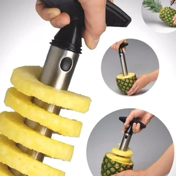 

Stainless Steel Easy to use Pineapple Peeler Accessories Pineapple Slicers Fruit Knife Cutter Corer Slicer Kitchen Tools