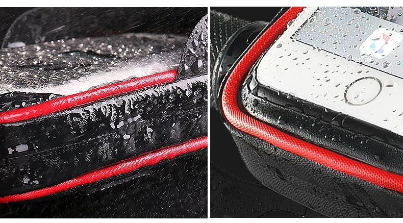 Excellent 2017 NEW 6.0 inch Waterproof TPU Touch Screen Bike Bags Bicycle Handlebar Pouch Bags New Design MTB Bike Cycling Accessories 9