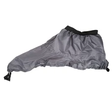 Uniwersalna spódnica z nylonu Splash Spray Deck Sprayskirt wodoodporna spódnica do sportów wodnych do łodzi kajak kajak szary
