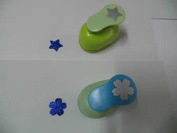 

2pcs(2.5cm) star and sakura shape craft punch set Punch Craft Scrapbooking school Paper Puncher eva hole punch free shipping