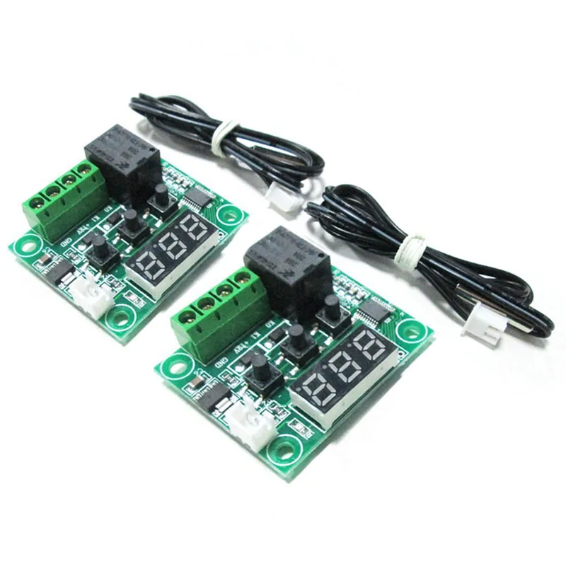 2x W1209 12V DC Digital Temperature Controller Board Mini Electronic