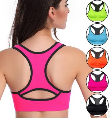 Women sport Bras Sexy Seamless Yoga Shirts Sport Bra Top Comfortable Bra Push Up for Sports