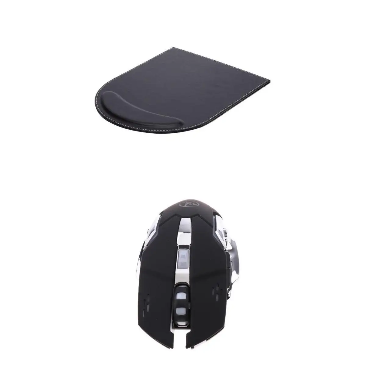Rechargeable Comfort Wireless Gaming Mouse + Mouse Pad Non Slip Mice Pad
