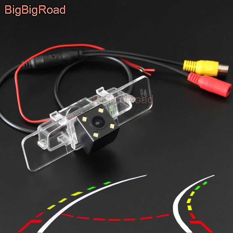 

BigBigRoad Car Intelligent Dynamic Trajectory Tracks Rear View CCD Backup Camera For Subaru Legacy 2007 2008 2009 2010 2011 2012