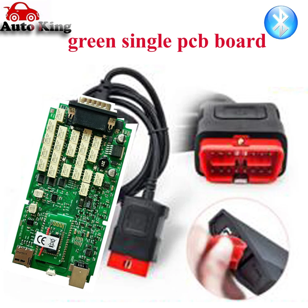 

Best Quality 2016.0 Single Green PCB board vd tcs CDP Pro with Bluetooth for cars Trucks obd2 Diagnostic Scanner Free Shipping