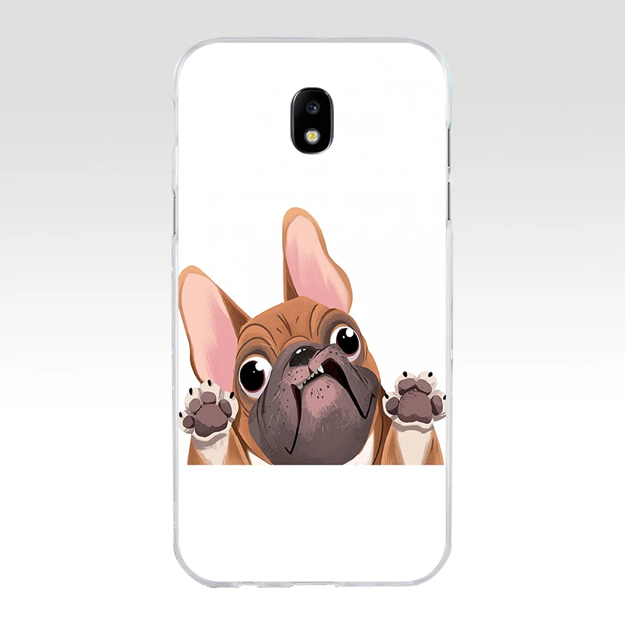 261WE The cartoon dog Мягкий Силиконовый ТПУ чехол для телефона Samsung j3 j5 j7 2015 2016 2017 j330 j2 j4 prime