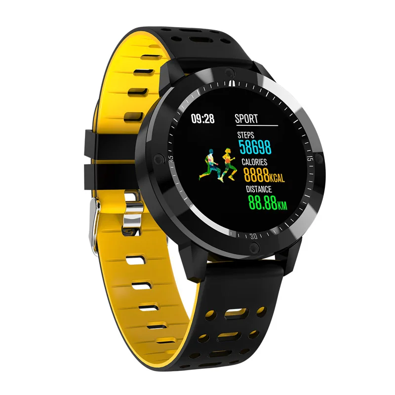 New Smart Watch IP67 Color Screen Round Bracelet Sports Heart Rate Monitor Sports Smart Bracelet Movement relogio smart