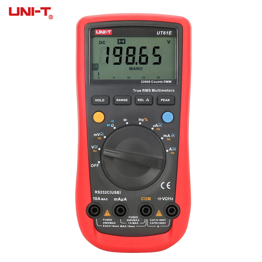 UNI T UT61E True RMS Auto Range Digital Multimeter with 22000 Display