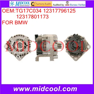 

High Quanity Automotive Alternator OEM:TG17C034 12317796125 12317801173