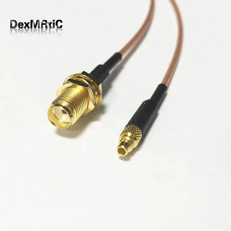 10 шт. НОВЫЙ SMA Гнездовой разъем Гайка переключатель MMCX штекер RG178 оптовая продажа