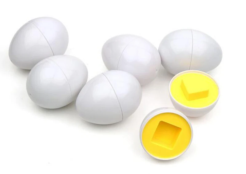 4 шт. обучающая игрушка для детей Смешанная форма мудрые ролевые головоломки умные яйца Дети Обучающие игрушки имитационное яйцо игрушки для новорожденных