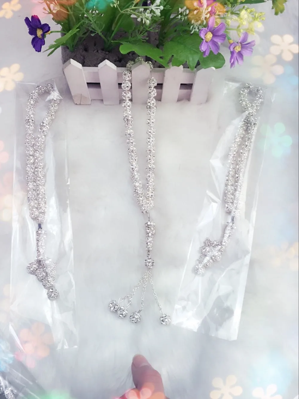 

Free Shipping muslim prayer bead 2pcs / Lot excellent crystal material it can be customized the design