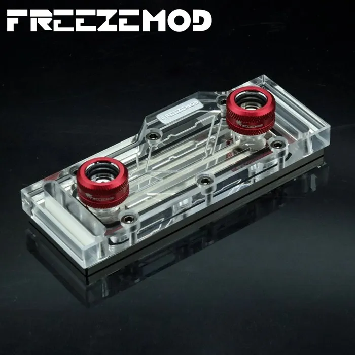 

FREEZEMOD 4-channel transparent memory water cooling block support 4 memory sticks .MEO-PM1A