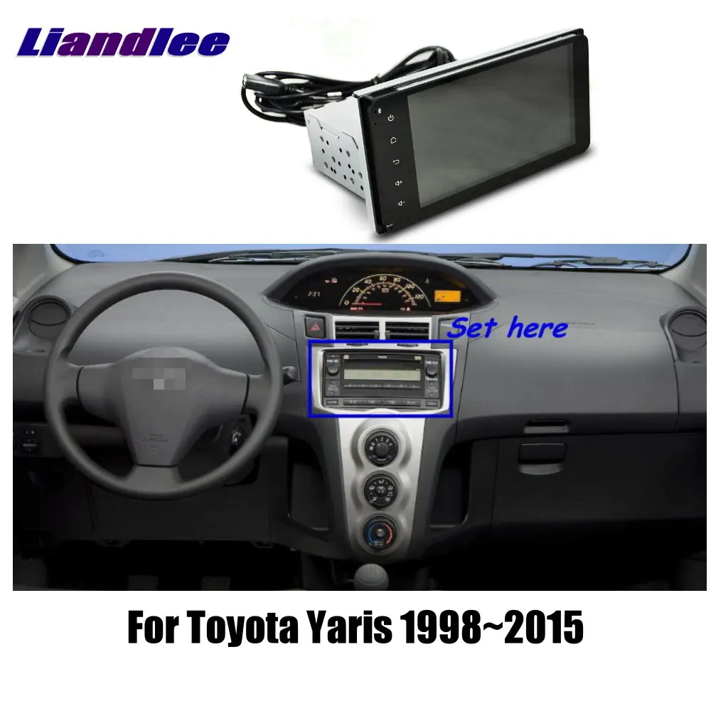 Liandlee " для Toyota Yaris 1998~ автомобильный Android радио плеер gps NAVI карты HD сенсорный экран ТВ Мультимедиа без CD DVD