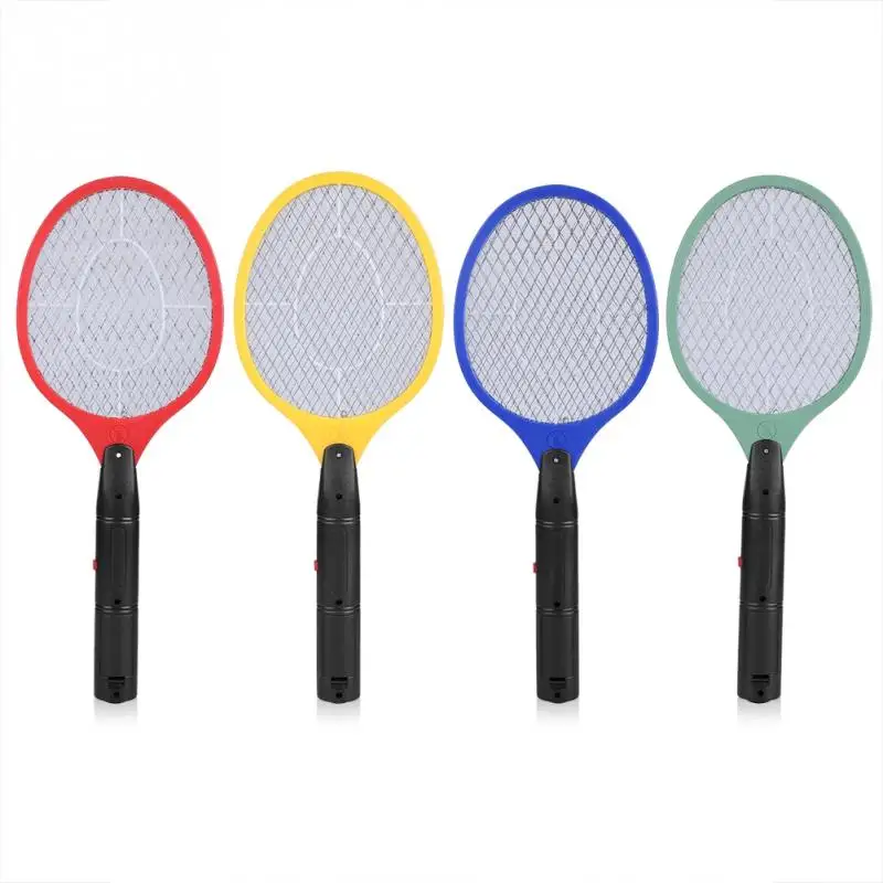 Battery Power Electric Fly Mosquito Swatter Bug Zapper Racket Insects
