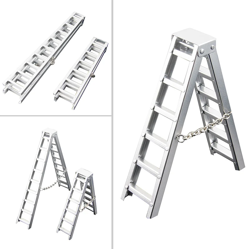 

Aluminum Alloy Mini Ladder for 1:10 RC Rock Crawler Car SCX10 D90 TRX4 CC01 BM88