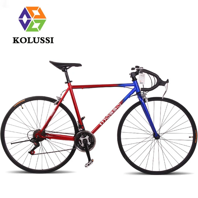 Best price at $391 Cheap KOLUSSI 24 Speed Road Bike Bicycle Carbon Steel Velo 26 Inch Bicicleta Carretera Bisiklet Bicicletta Bici Da Corsa Fahrrad