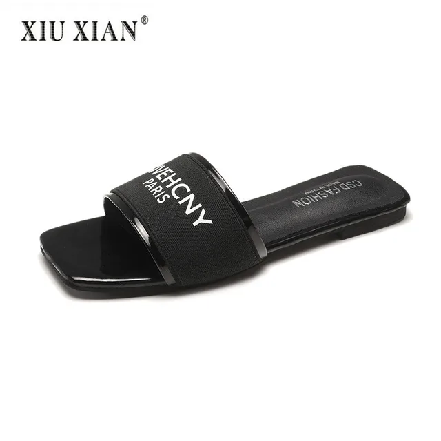 2018 Summer New Arrived Simple Letter Design Women Slippers Comfortable Fashion Outside Beach Slippers Non Slip Home Casual Shoe