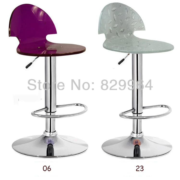 Crystal color bright bar chair, rotary elevated metal chairs, metal chairs, bar furniture, living room furniture Crystal color bright bar chair, rotary elevated metal chairs, metal chairs, bar furniture, living room furniture