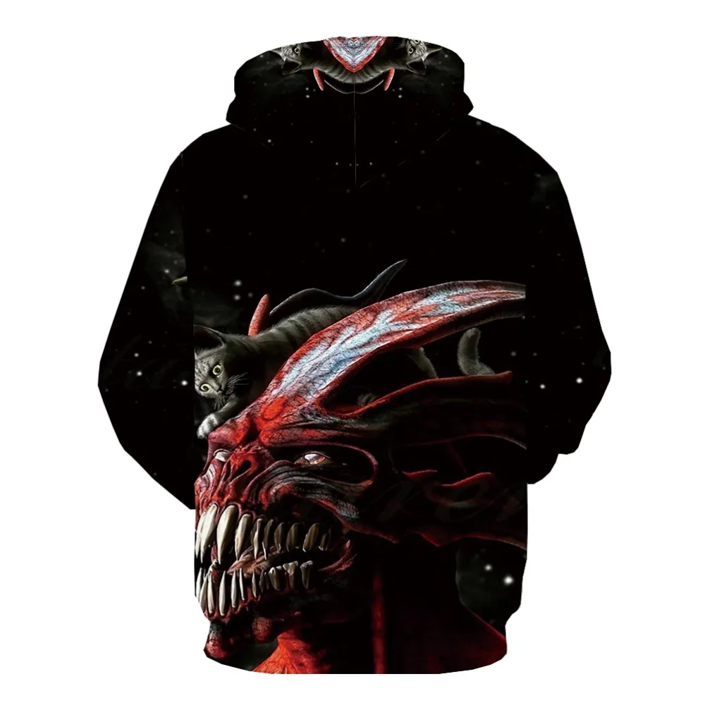3d Hoodies Cat Sweatshirts men Black Hoody Anime Animal 3d Printed Harajuku Hoodie Print Funny Sweatshirt Printed Long Sleeve