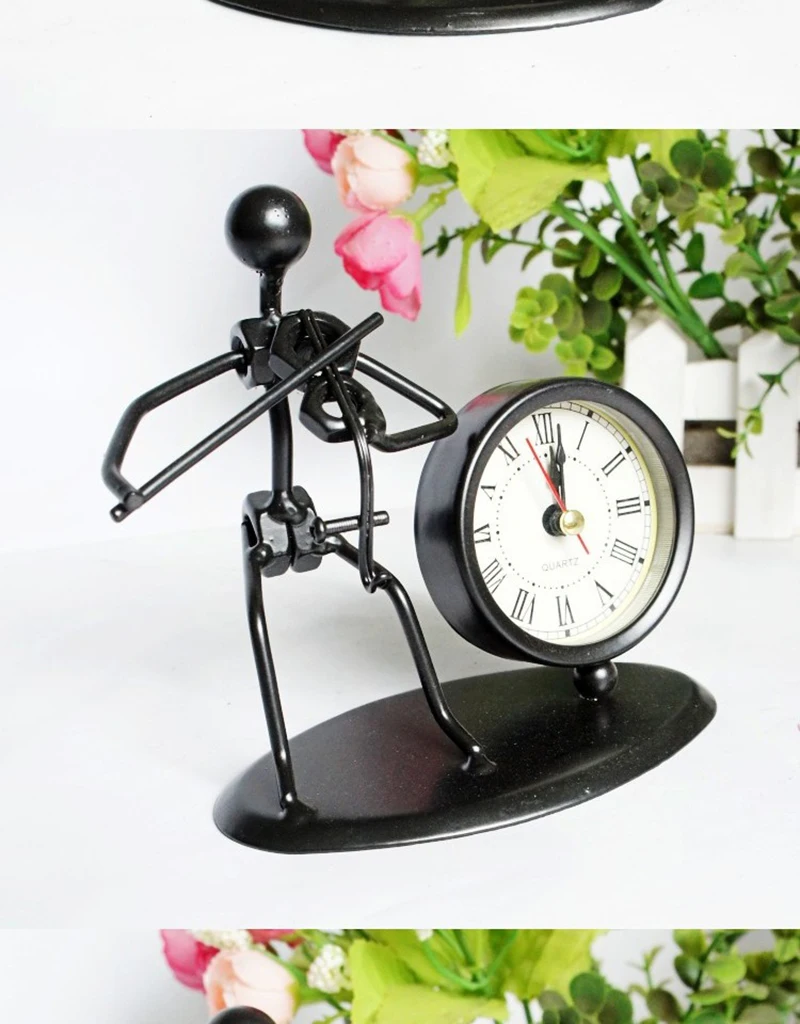 clock bicycle bureau kalender mesa vintage ahşap saat circular wood azan wall clock retro bamboo clock clock with pendulum clock humidity  (3)