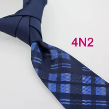 Yibei Coachella связи Navy Solid Цвет Узел Контрастность Синий Клетчатый плед Средства ухода за кожей Шеи Галстук Лоскутная Формальное Средства ухода за кожей шеи галстук качество галстук Gravata