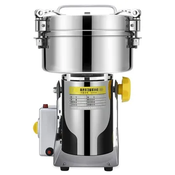 

Coffee Grinders 1000g commercial Chinese medicine grinder household electric sanqi pulverizer super fine powder machine grinding