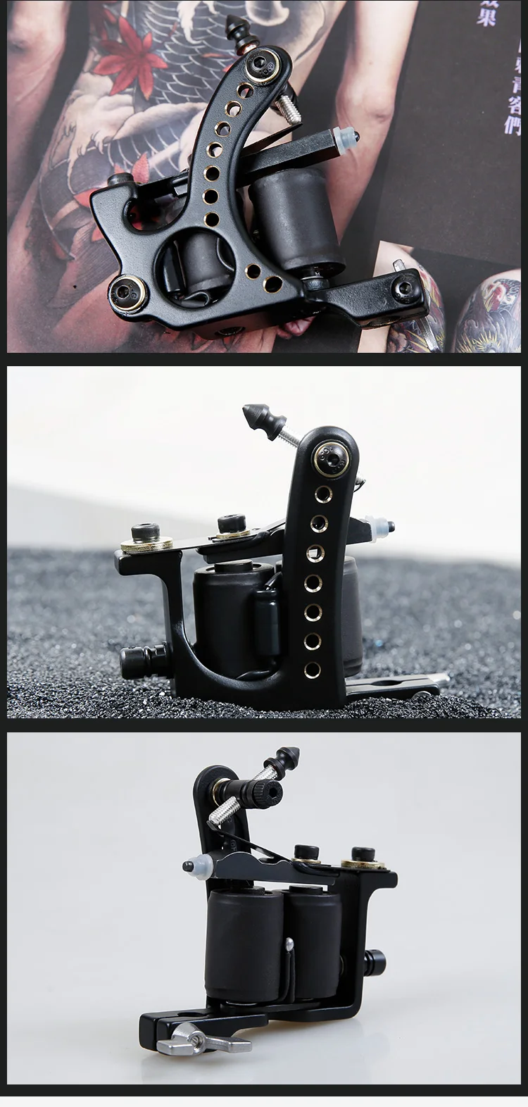 Máquina de Cobre Novo Design Dragonhawk Bobina Tatuagem Puro Envoltório Bobinas Armas Fornecimento 11 Cheap Pistola para tatuagem