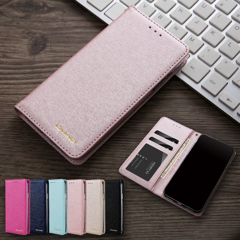 For Apple iPhone 7 Case 7 Plus Silk Leather Silicone Flip Cover For iPhone 7 Plus Case With Stand Wallet Coque For iPhone 7 Plus