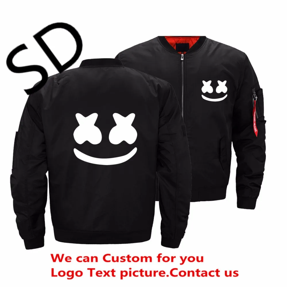Dropshipping USA Size music dj marshmello Jacket Men Clothes 2018 mens