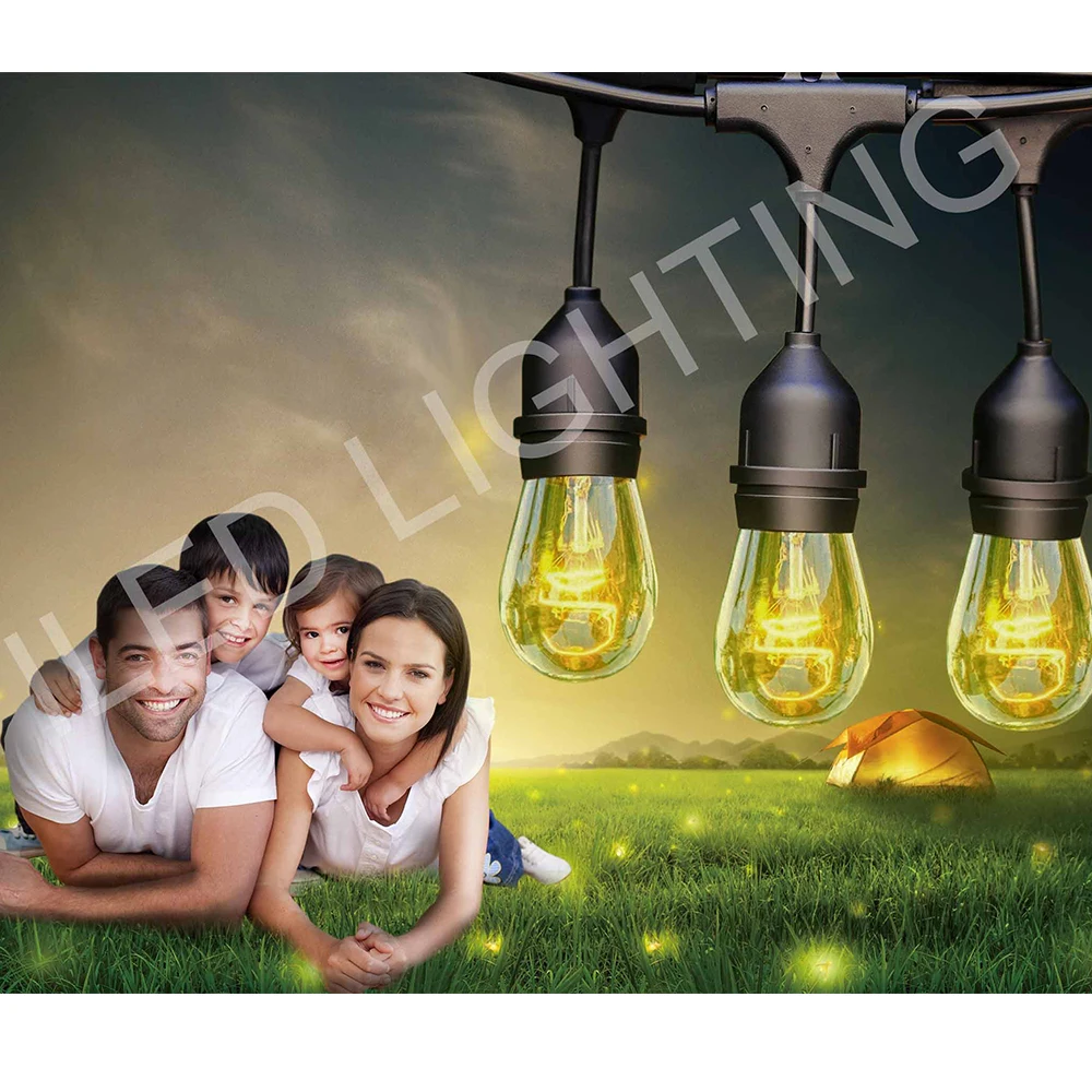 Dimmable led warm white string lights Indoor/Outdoor Use Connectable 48