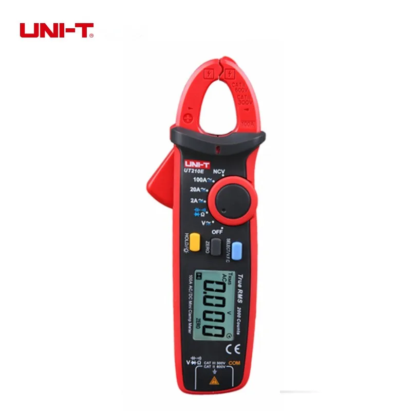 

UNI-T UT210E True RMS Mini Digital Clamp Meters Capacitance Tester Earth Ground Multimeter Megohmmeter