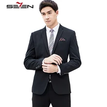 Seven7 Mens Suits Wedding Groom Custom Made Business Jacket With Pants Slim Korean Design 2017 Male Tuxedo Plus Size 113C10030