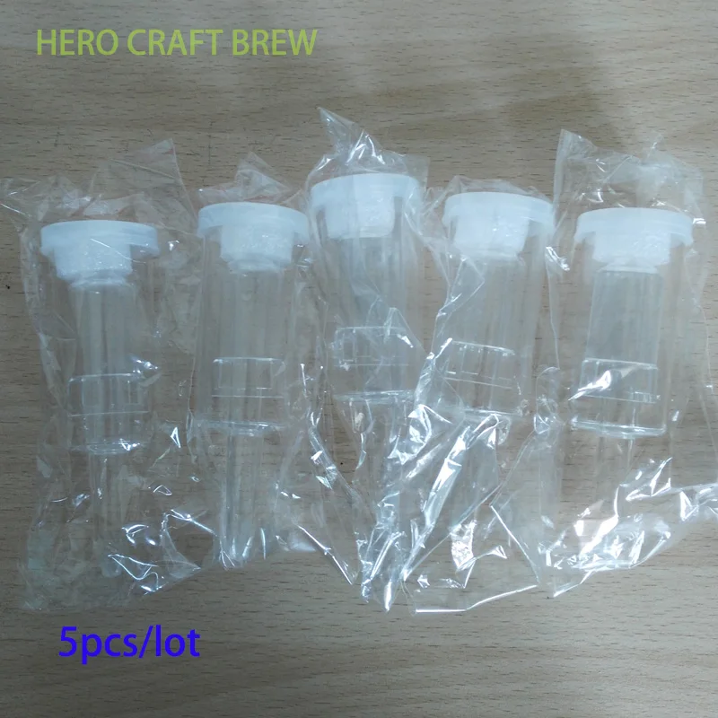 5-PACK Brouwen AIRLOCK для домашнего пивоварения Carboy Ferment Bucket Air Lock для пива вина Moonshine делая воздушный замок высокого качества